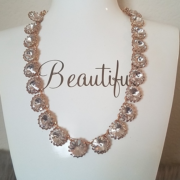 J.Crew crystal venusflytrap necklace